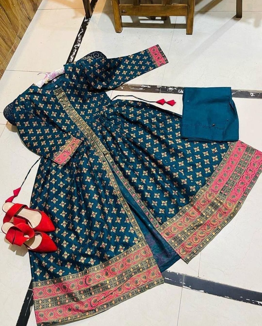 Open Maxi Katan Silk (3-Piece Set)