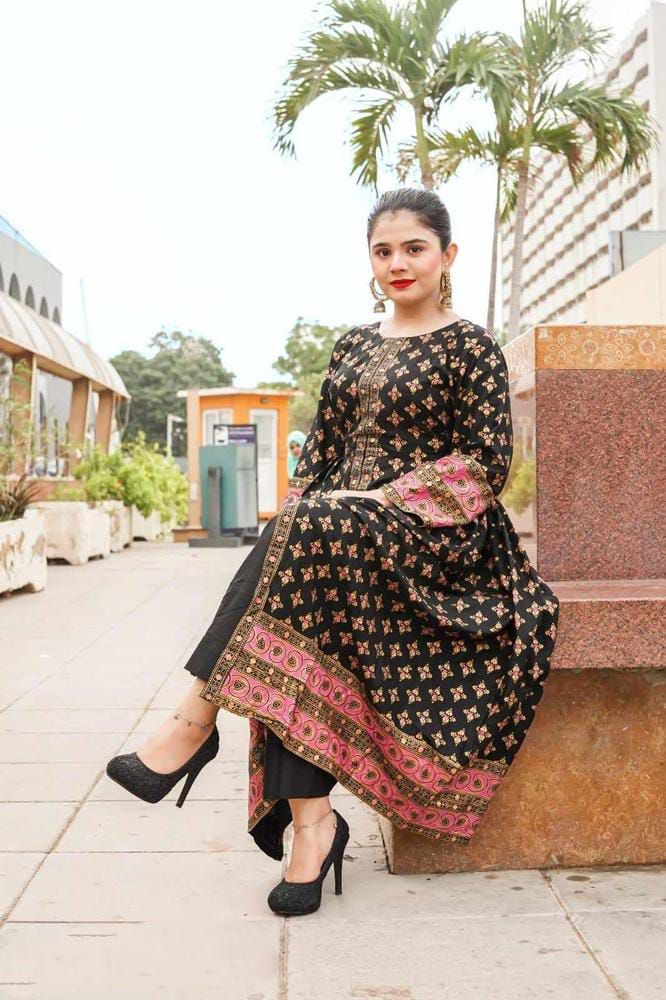 Open Maxi Katan Silk (3-Piece Set)