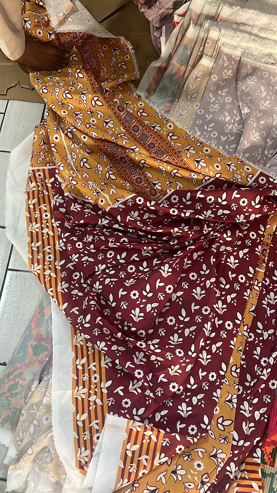 DIGITAL rang ja 3PC SUIT WITH FARSI SALWAR