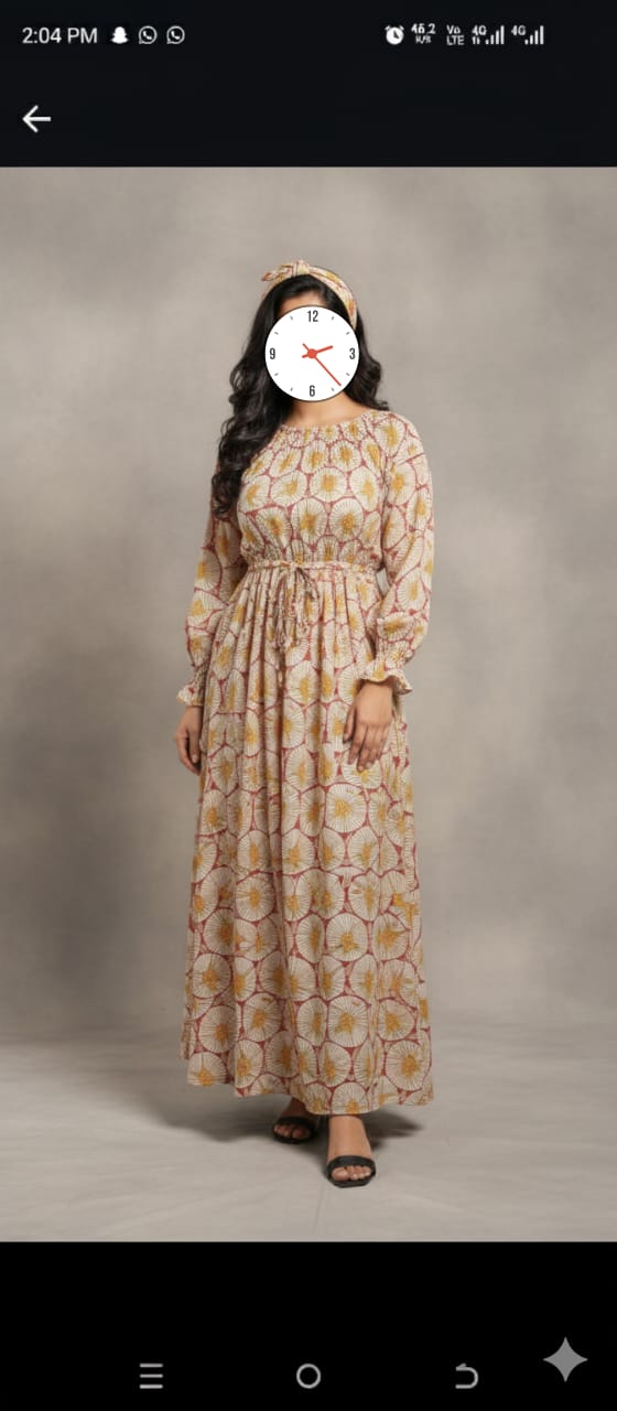 Chfffan long maxi