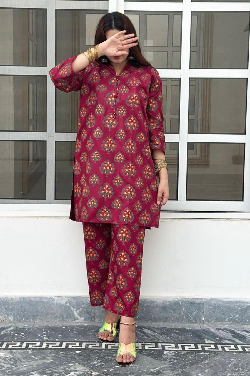Multi ladies 2pcs suit summer collection